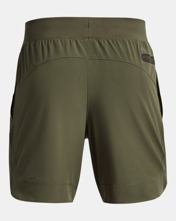 Men's Project Rock Unstoppable Shorts in Green image number 6